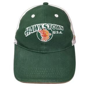 Design Dynamix Boise Hawks Baseball Cap Hat Green White One Size Strapback USA